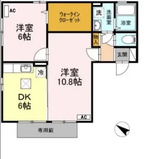 セジュールI【1階】の間取り