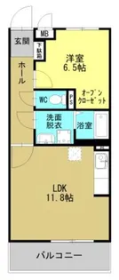 Sヒナタ【2階】の間取り