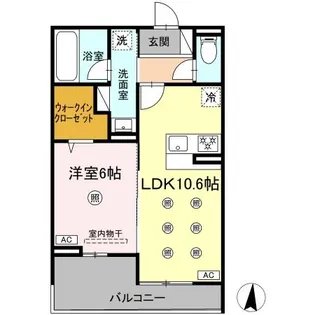 M&S RESIDENCE LIEN【205号室】の間取り