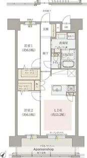 オーヴィジョン天文館センターテラス【13階】の間取り