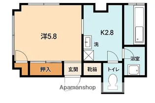 有島ビル【3階】の間取り