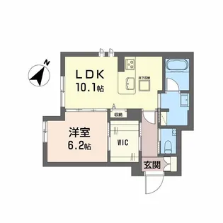鹿児島県鹿児島市長田町【マンション】の間取り