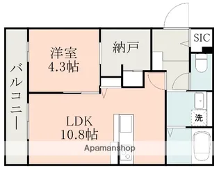 フォルトゥーナⅡ【3階】の間取り