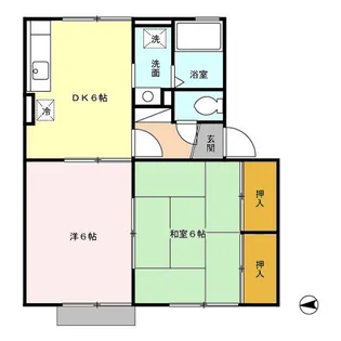セジュールM&H【1階】の間取り