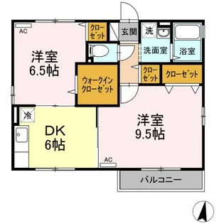 コート・ルネ【2階】の間取り
