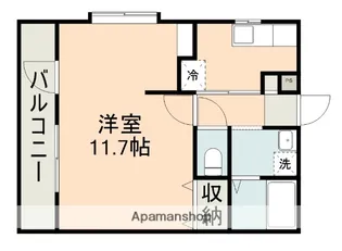 ラフィーネ山本【2階】の間取り
