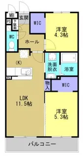N GARDEN【2階】の間取り