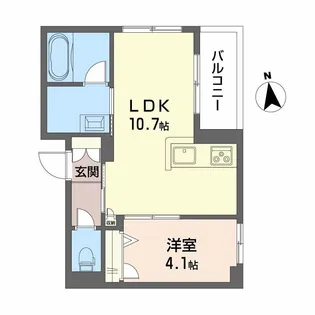 シャーメゾン 武【4階】の間取り