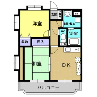 プレシャスJ【2階】の間取り