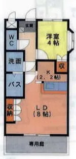 ポミエ【2階】の間取り