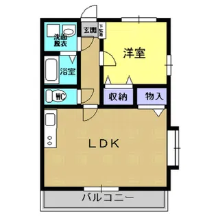 アムール中央【301号室】の間取り