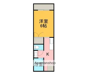 シティハイツ下荒田【203号室】の間取り