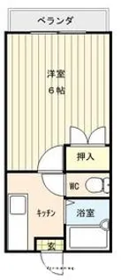 パルム中央【5階】の間取り