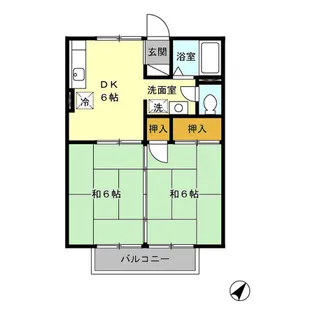 プレジールHAYATO【2階】の間取り