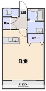 コーポM【1階】の間取り