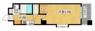 プレミール吉留【202号室】の間取り