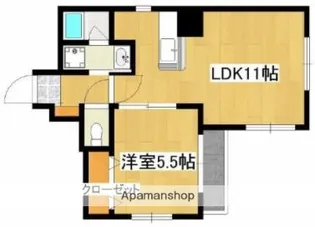 ワイズ松原【7階】の間取り