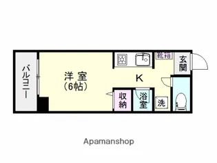 スカイコーポ新屋敷【4階】の間取り