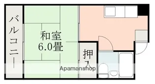 下荒田Nビル【2階】の間取り