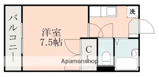 鴨池富山ビル【5階】の間取り