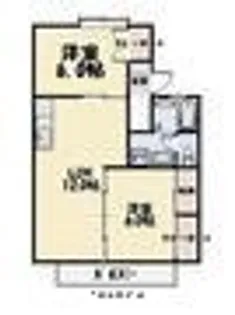 スカイヒル【1階】の間取り