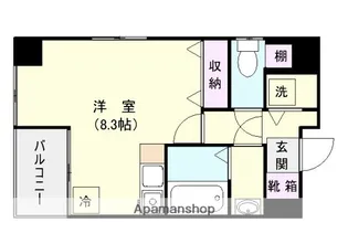 エルグレイス荒田【4階】の間取り