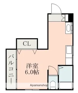 スプリングハイツ中洲【2階】の間取り