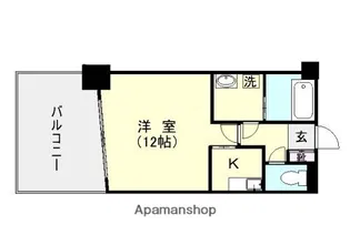 NCサンプラザビルⅡ【4階】の間取り