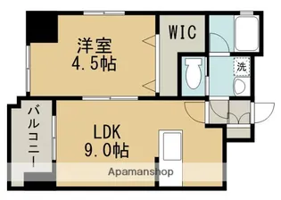 さくらヒルズ樋之口壱番館【6階】の間取り