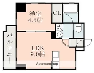 さくらヒルズ樋之口壱番館【6階】の間取り
