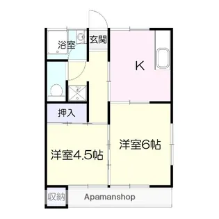 日枝ノ杜荘【1階】の間取り