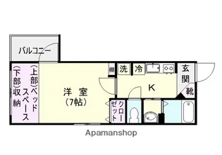 プレステージ荒田【4階】の間取り