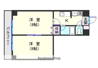 田原ビル【5階】の間取り