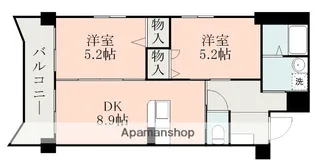 ハーバービュー南洲公園【2階】の間取り