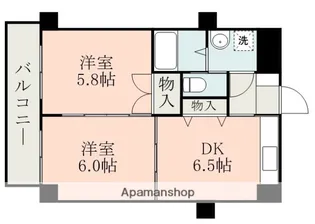 ハーバービュー南洲公園【1階】の間取り