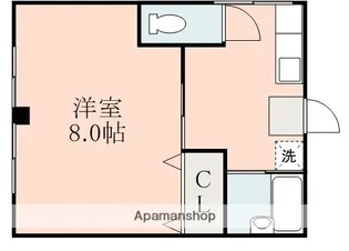 鎌田ビル【302号室】の間取り
