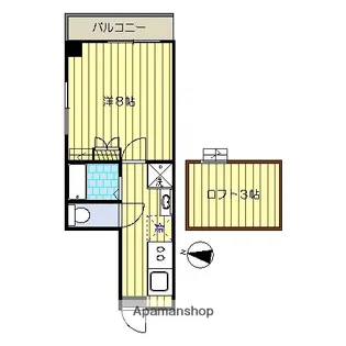 丸善高麗ハイツ【2階】の間取り