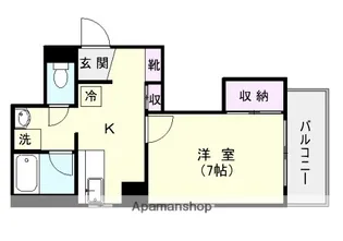 シティライフ荒田【5階】の間取り
