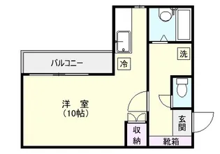 ON1【3階】の間取り