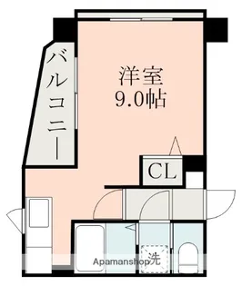 プレファランス城西【5階】の間取り