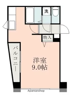 1Rの間取り画像