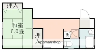 ティダハイム下荒田【410号室】の間取り