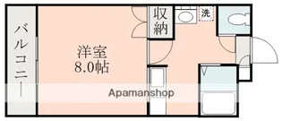 ア・ミューズ鴨池【402号室】の間取り