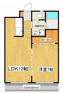 鹿児島県鹿児島市柳町【マンション】の間取り