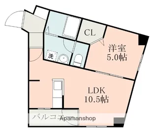 サンスマイル【7階】の間取り
