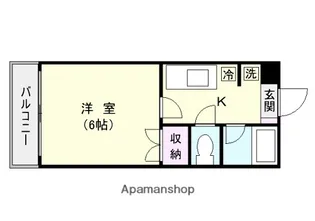 エクステンド城山【3階】の間取り