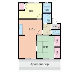 アパートメントチャルコ【2階】の間取り