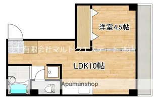ハイムTOMO【201号室】の間取り