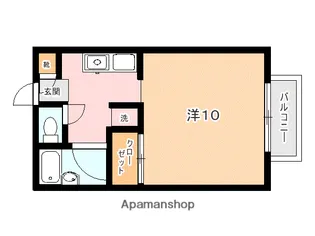 ヴィサージュJ【J3号室】の間取り