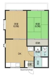 アクール【201号室】の間取り